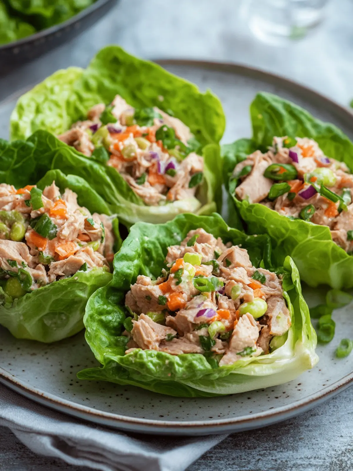 Tuna Salad Lettuce Wraps for a Fresh, Guilt-Free Bite 2 Tuna Salad Lettuce Wraps