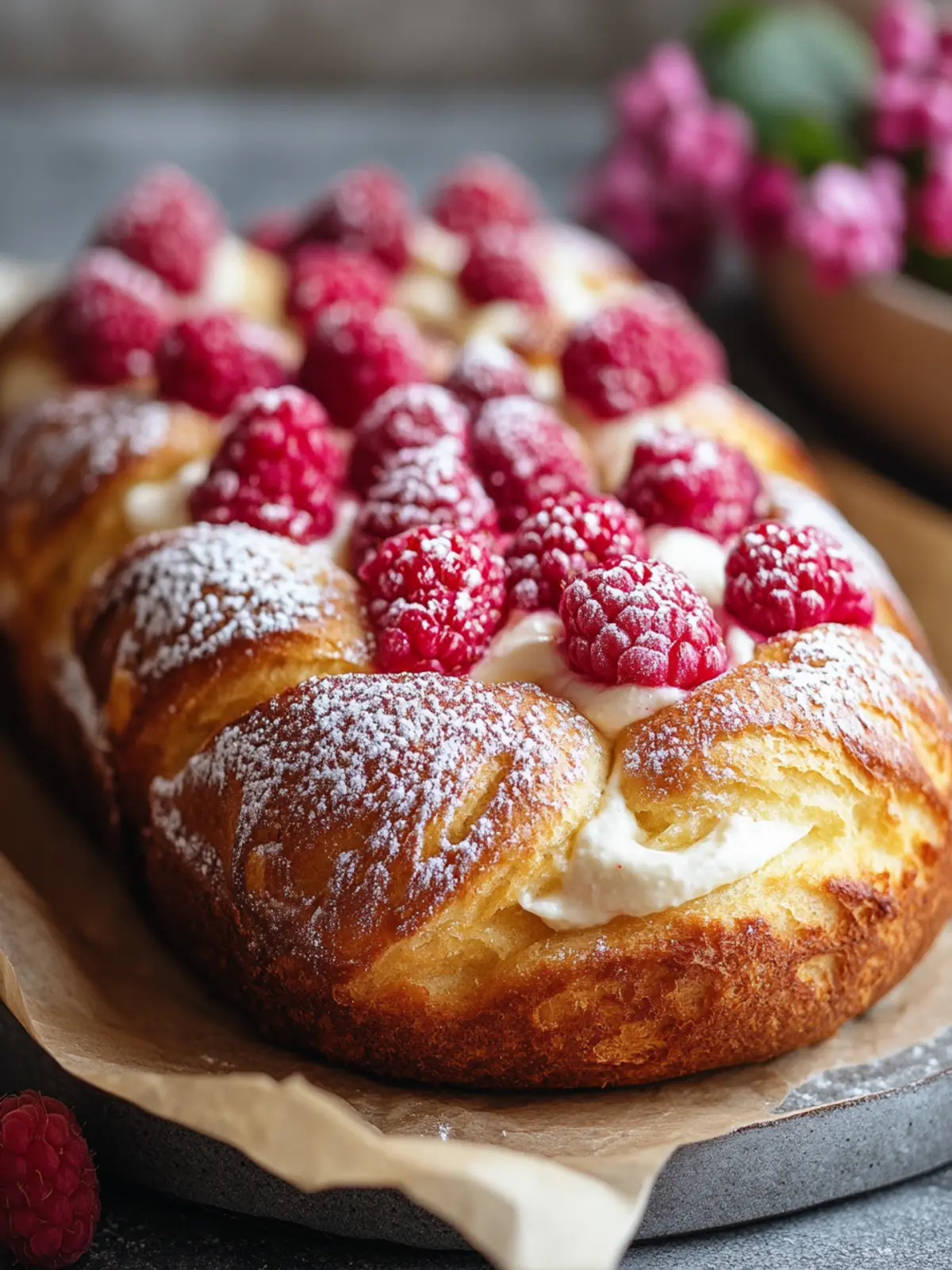 Raspberry Cheesecake Brioche: Your New Favorite Sweet Treat 2 Raspberry Cheesecake Brioche