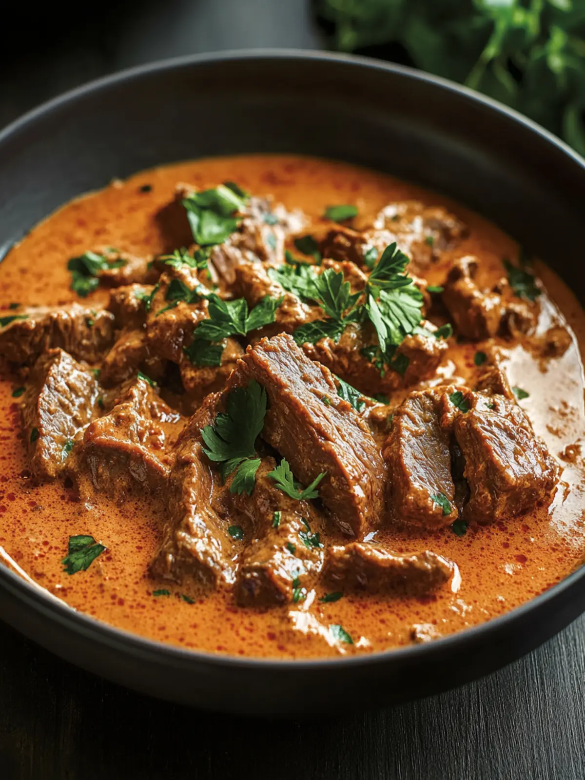 Beef in Creamy Paprika Sauce: Heartwarming Home Cooking Delight 4 Beef in Creamy Paprika Sauce