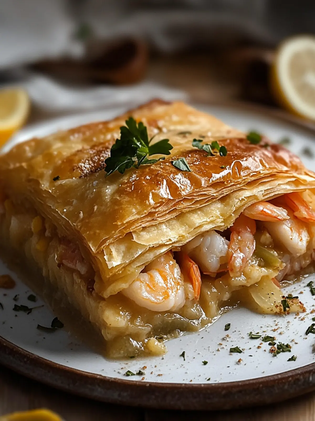 Seafood Pastilla: A Cozy Moroccan Dish You'll Crave 2 Seafood Pastilla