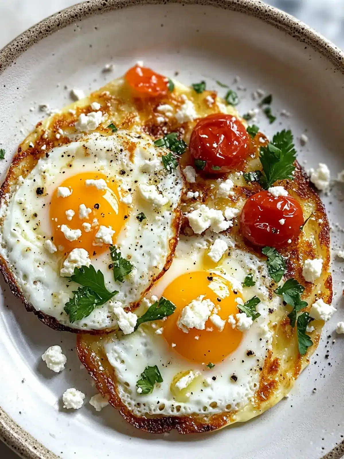 Crispy Feta Fried Eggs for a Flavor-Packed Breakfast Boost 4 Crispy Feta Fried Eggs