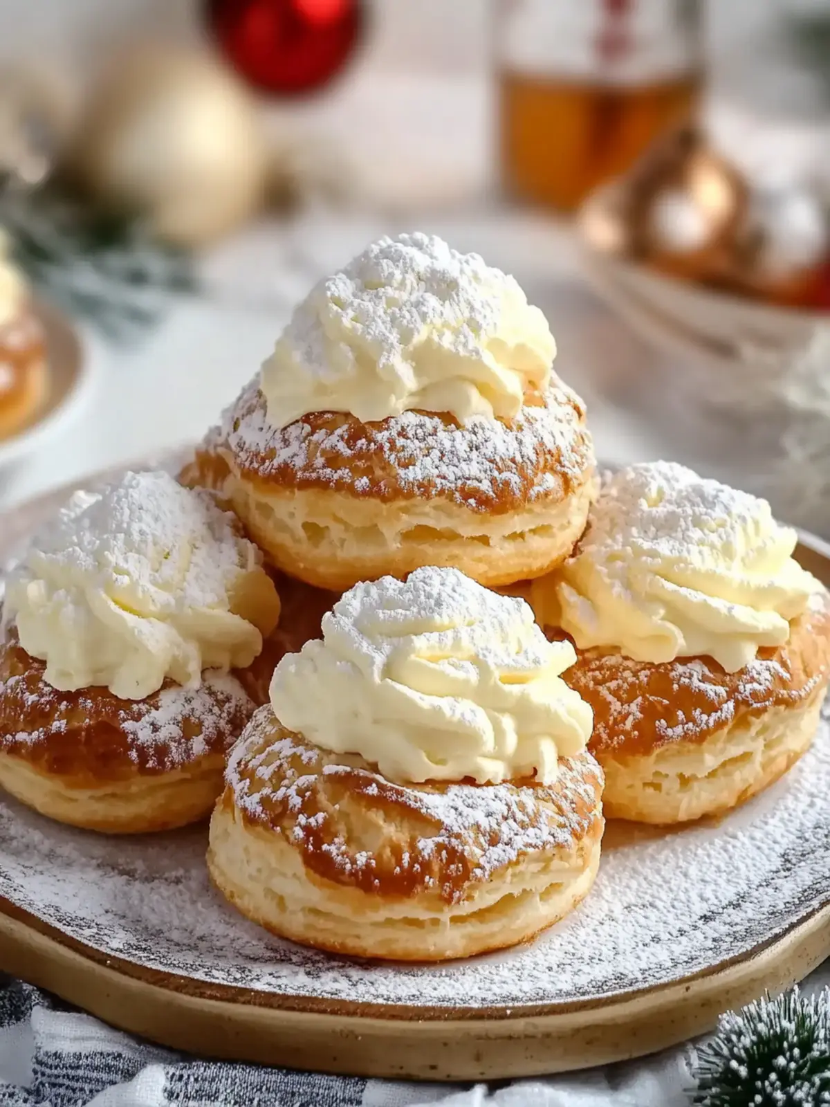 Eggnog Cream Puff Delight: Your Festive Holiday Treat 4 Eggnog Cream Puff Delight