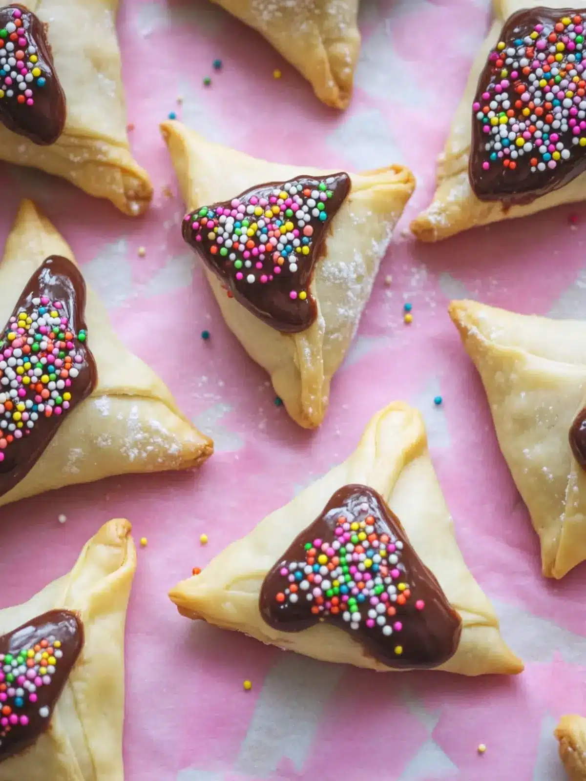 Chocolate and Sprinkles Dipped Hamantaschen Recipe Made Easy 4 Chocolate and Sprinkles Dipped Hamantaschen Recipe