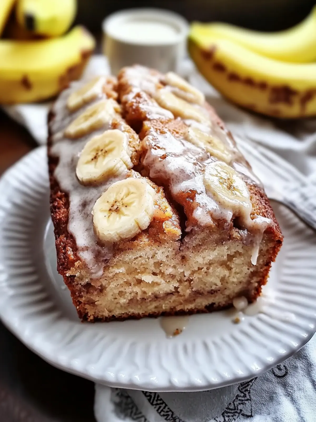 Cinnamon Roll Banana Bread That Will Make Your Mornings Shine 3 Cinnamon Roll Banana Bread