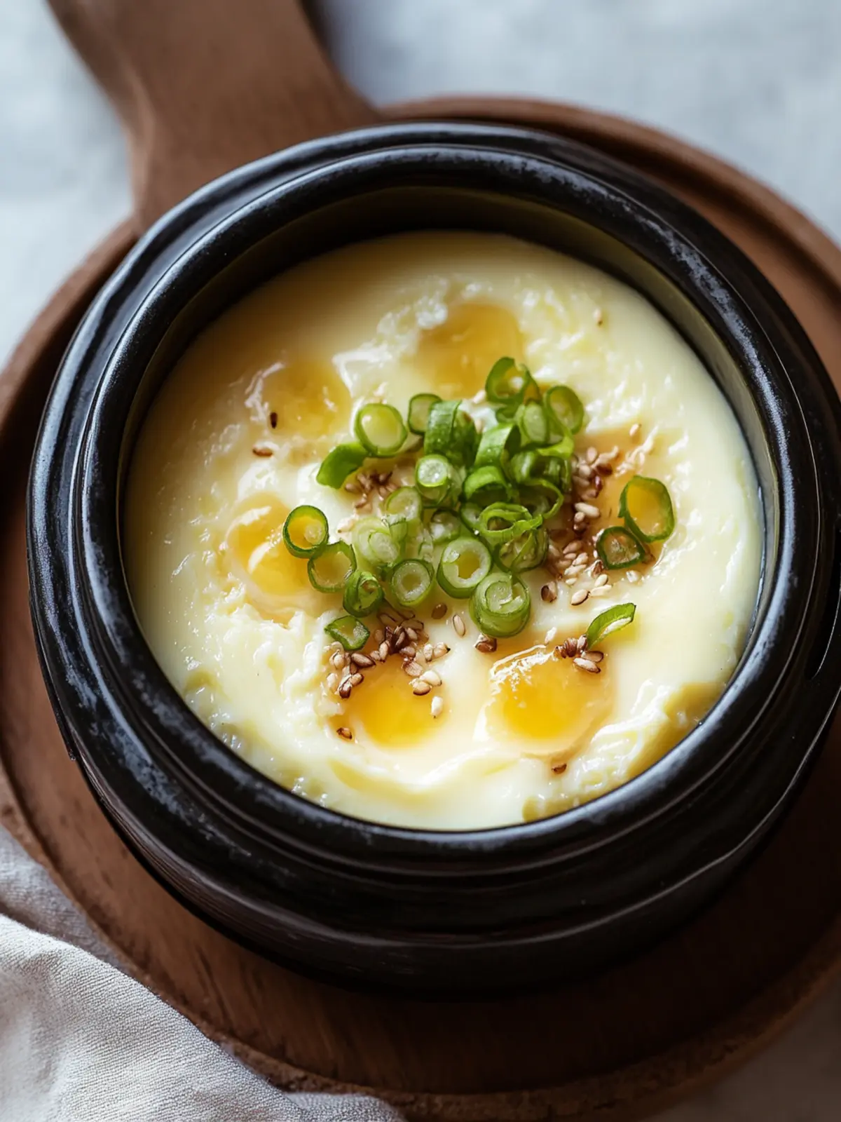 Delicious Korean Steamed Eggs - A Quick Comfort Food Delight 2 Korean Steamed Eggs