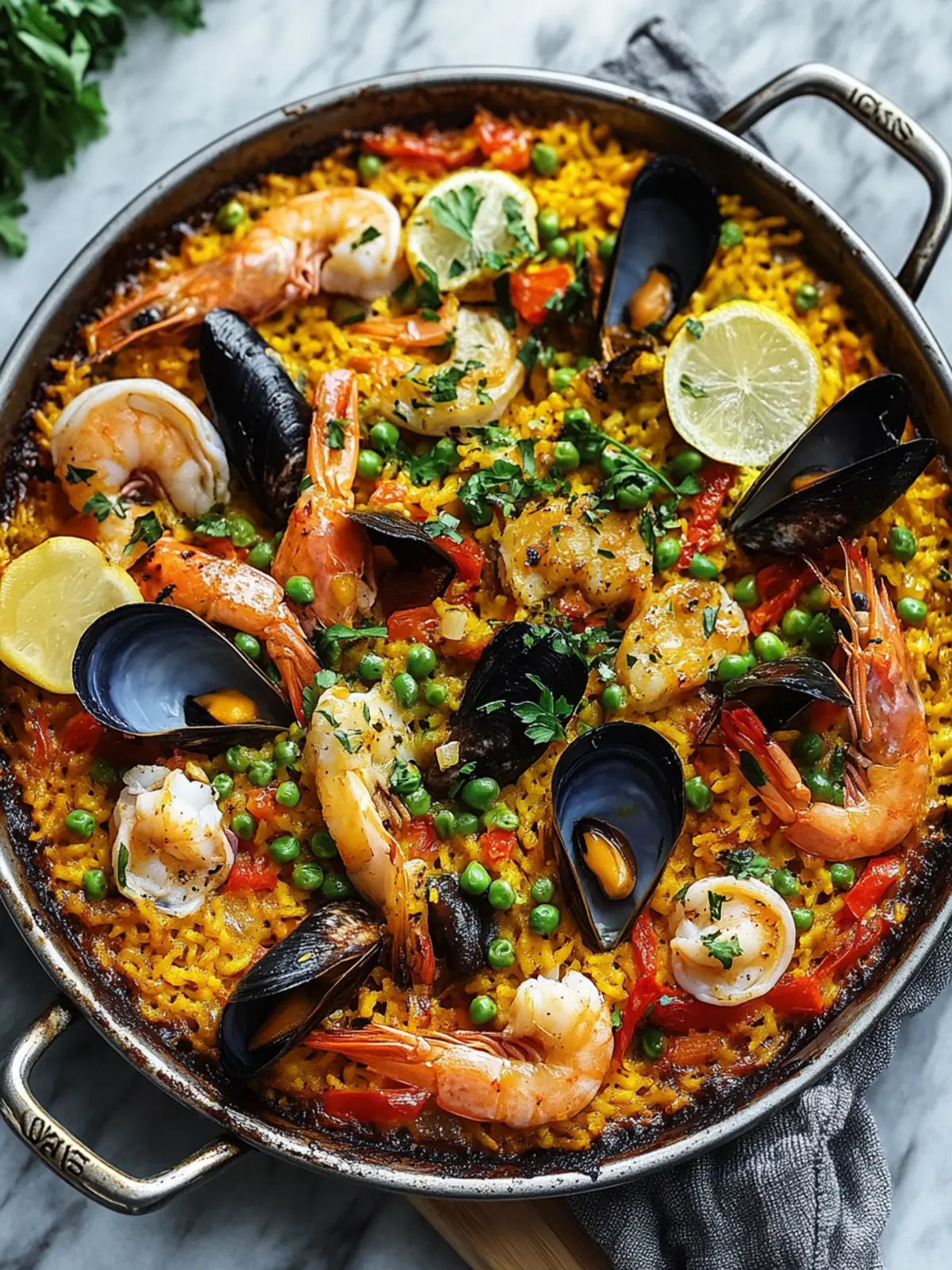 Savory Seafood Paella: A One-Pan Feast for Everyone 3 Seafood Paella