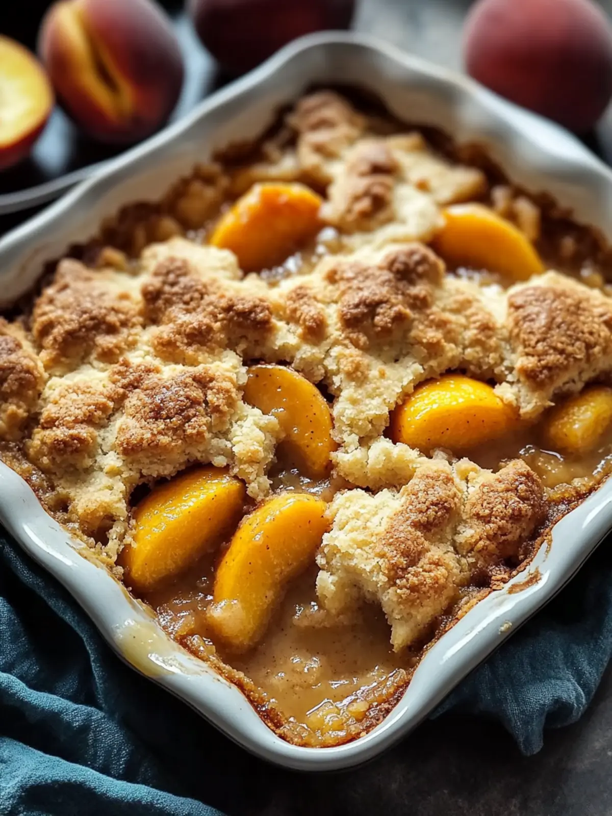 Double Crust Brown Butter Peach Cobbler for Summer Bliss 3 Double Crust Brown Butter Peach Cobbler