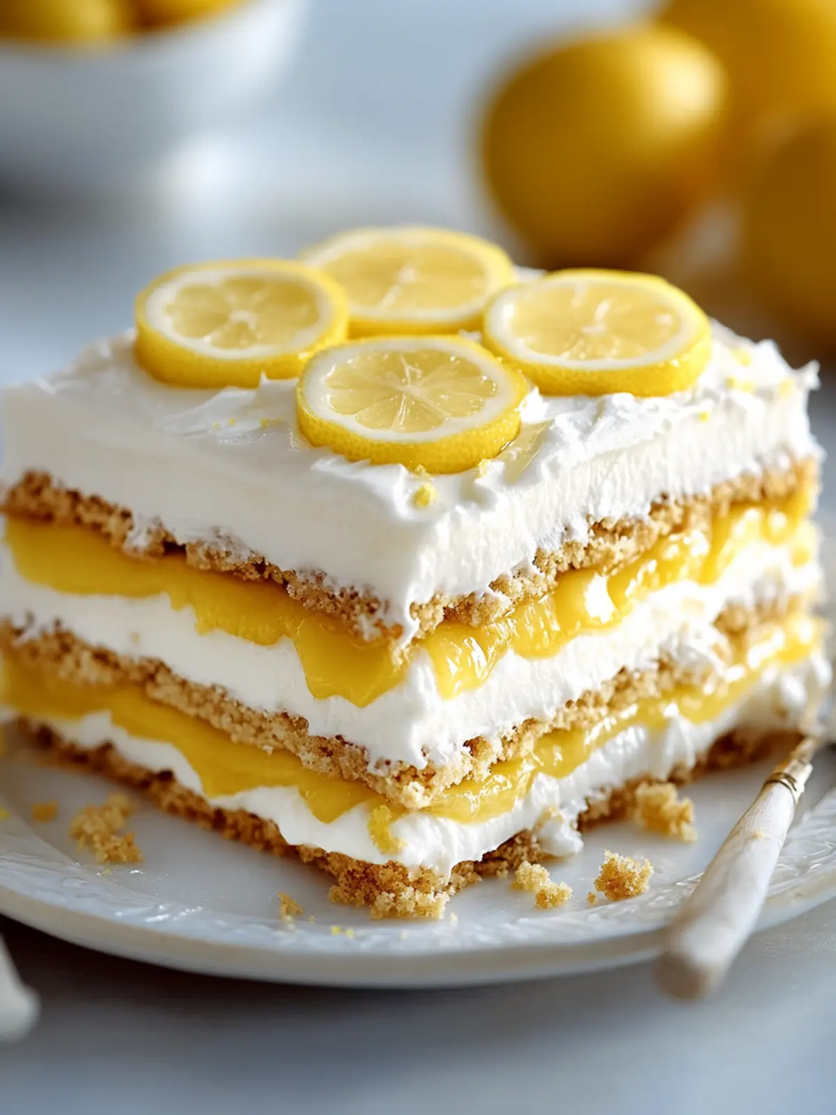 Refreshing Lemon Icebox Cake: Easy No-Bake Delight for Summer 3 Lemon Icebox Cake