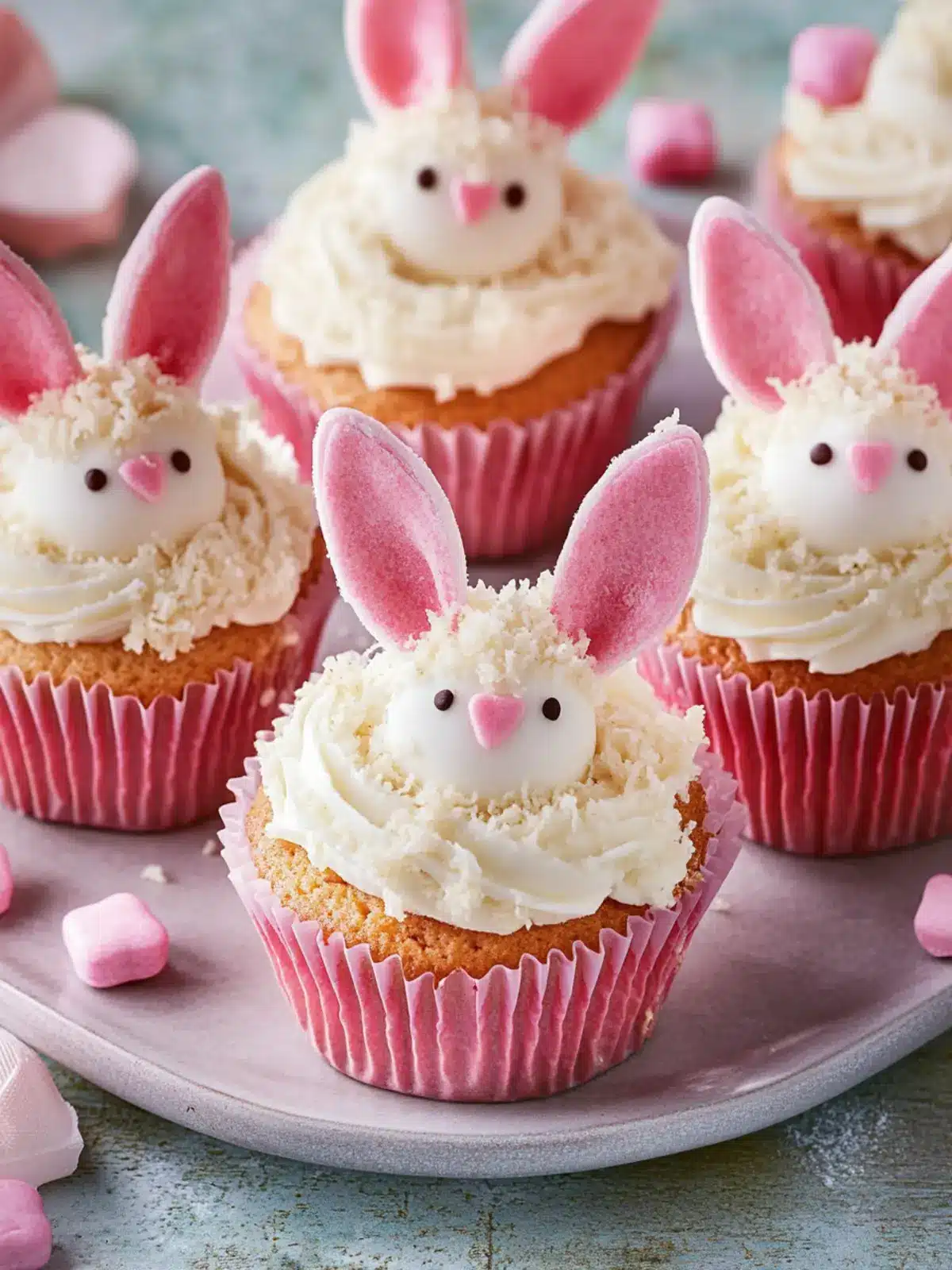 Delicious Bunny Cupcakes to Brighten Your Spring Celebrations 2 Bunny Cupcakes