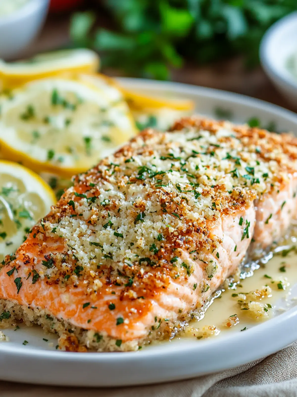 Garlic Parmesan Crusted Salmon for Effortless Weeknight Dinners 2 Garlic Parmesan Crusted Salmon