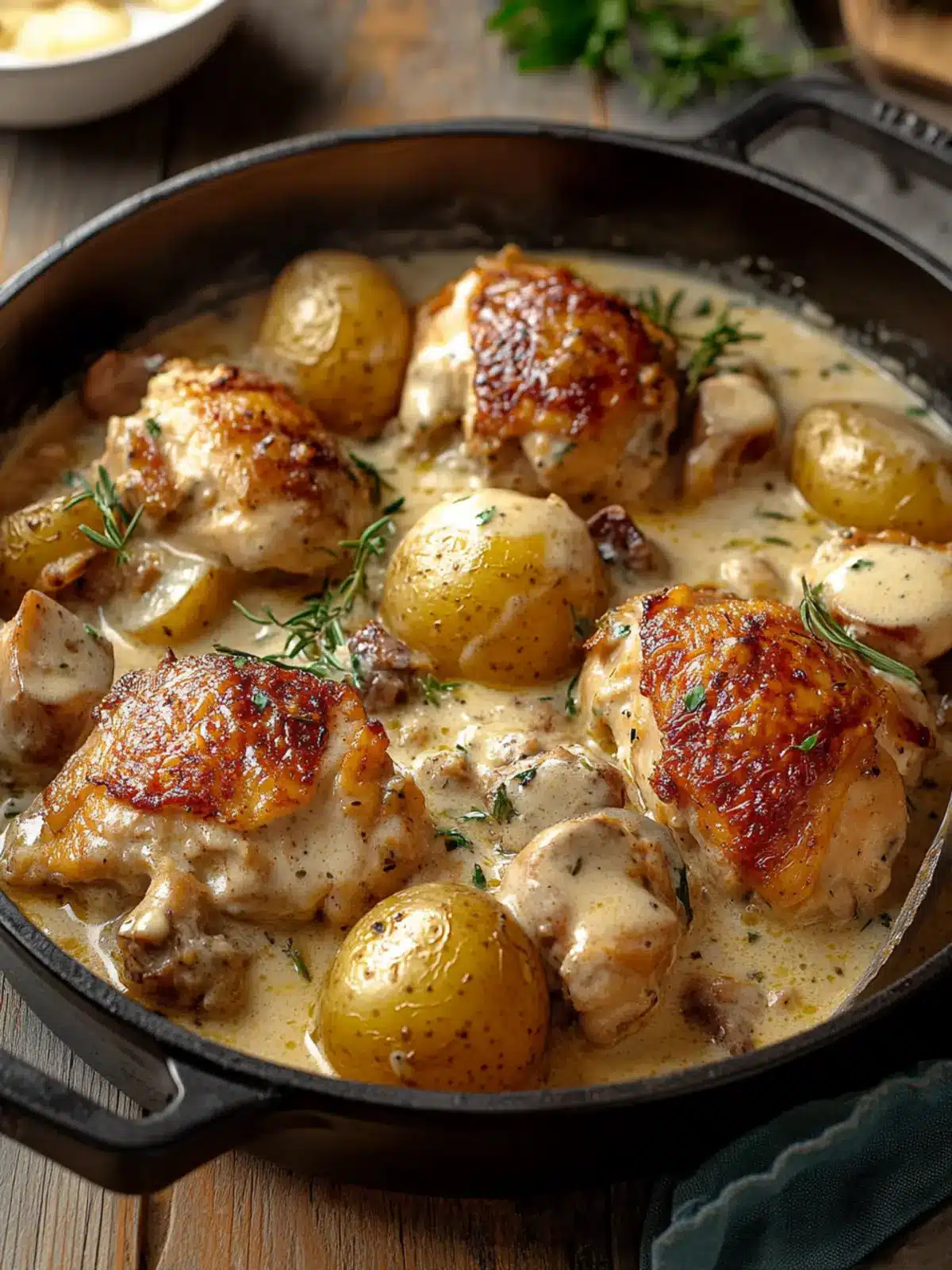 Dutch Oven Creamy Ranch Chicken & Potatoes A Cozy Family Dinner 3 Dutch Oven Creamy Ranch Chicken & Potatoes