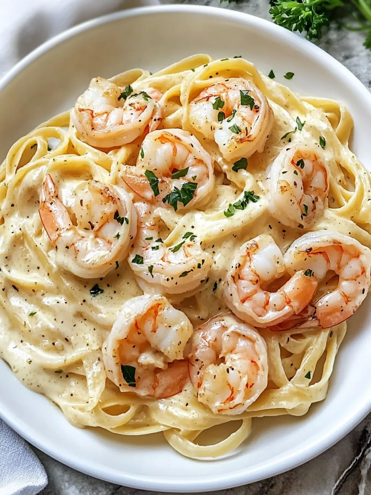 Savory Shrimp Alfredo Pasta for a Cozy Night In 3 Shrimp Alfredo Pasta