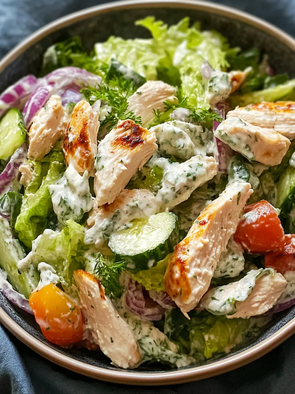Tzatziki Chicken Salad: Your New Healthy Craving Fix 2 Tzatziki Chicken Salad