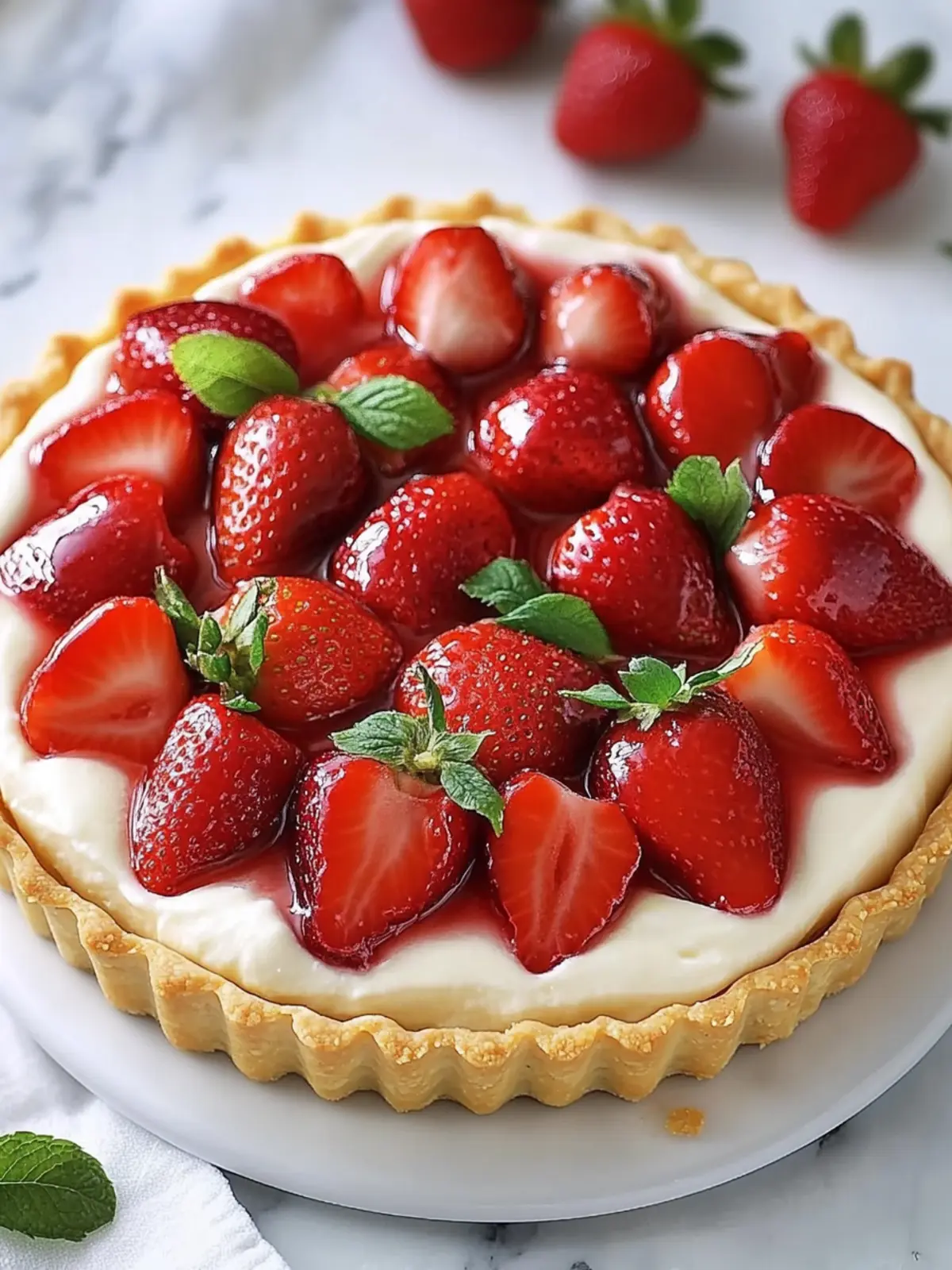 Strawberry Mascarpone Tart: A Fresh Springtime Treat 4 Strawberry Mascarpone Tart
