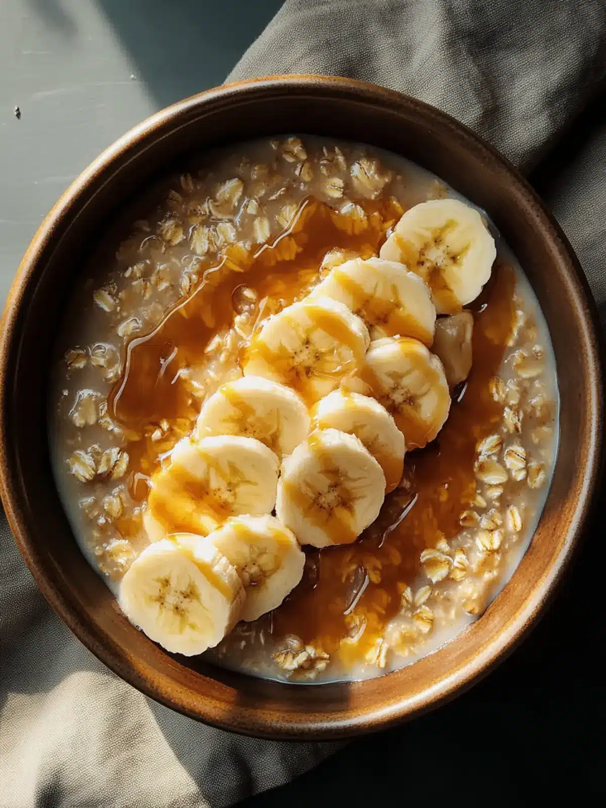 Caramel Banana Oatmeal: Your New Favorite Cozy Breakfast 2 Caramel Banana Oatmeal