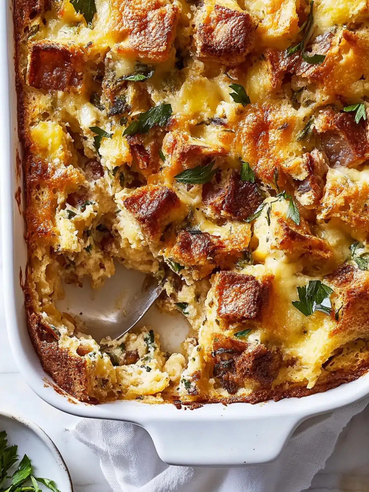 Savory Breakfast Strata: Easy Casserole Everyone Will Love 2 Breakfast Strata