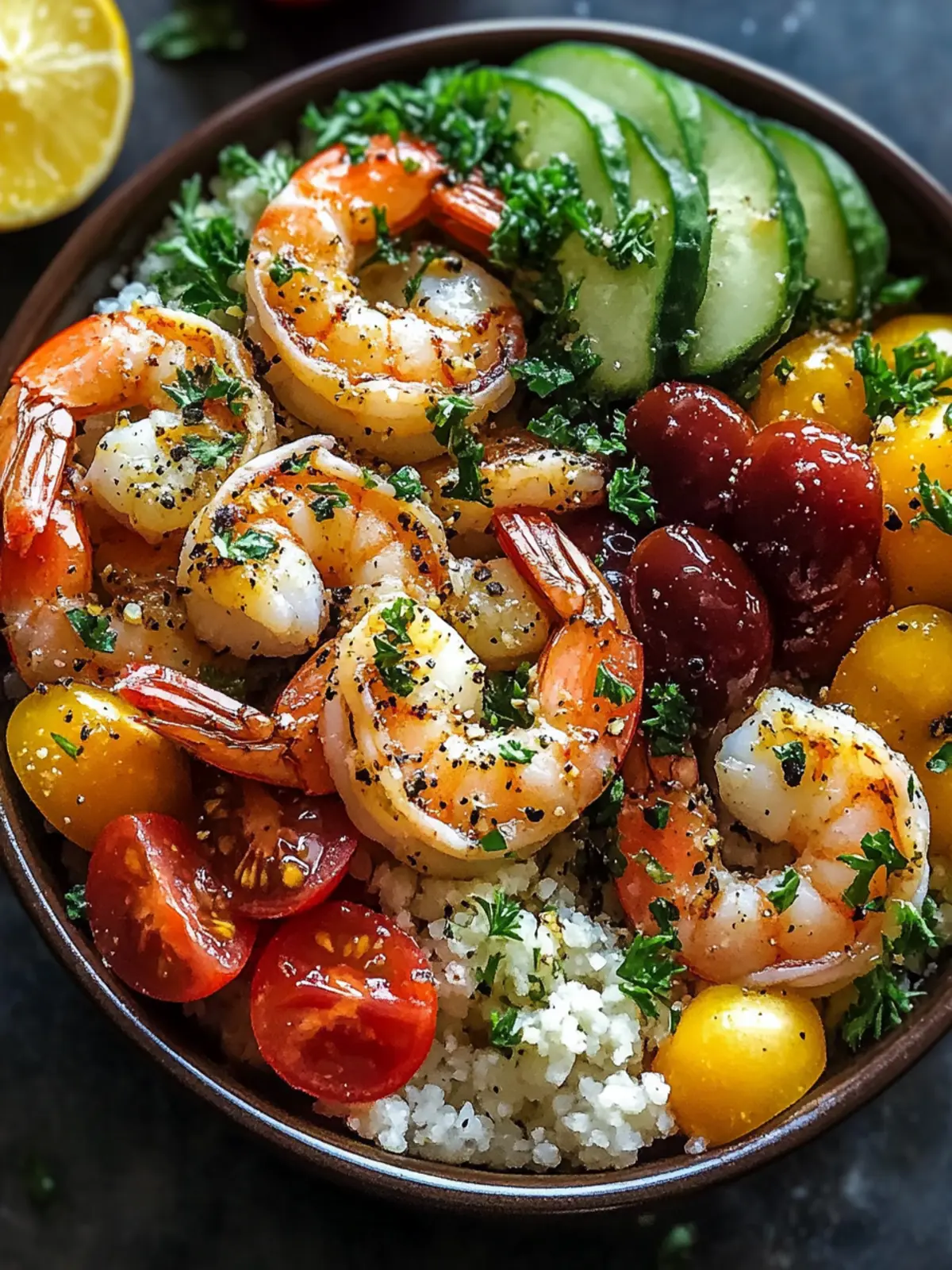 Delicious Easy Mediterranean Shrimp Bowls in Just 25 Minutes 4 Easy Mediterranean Shrimp Bowls