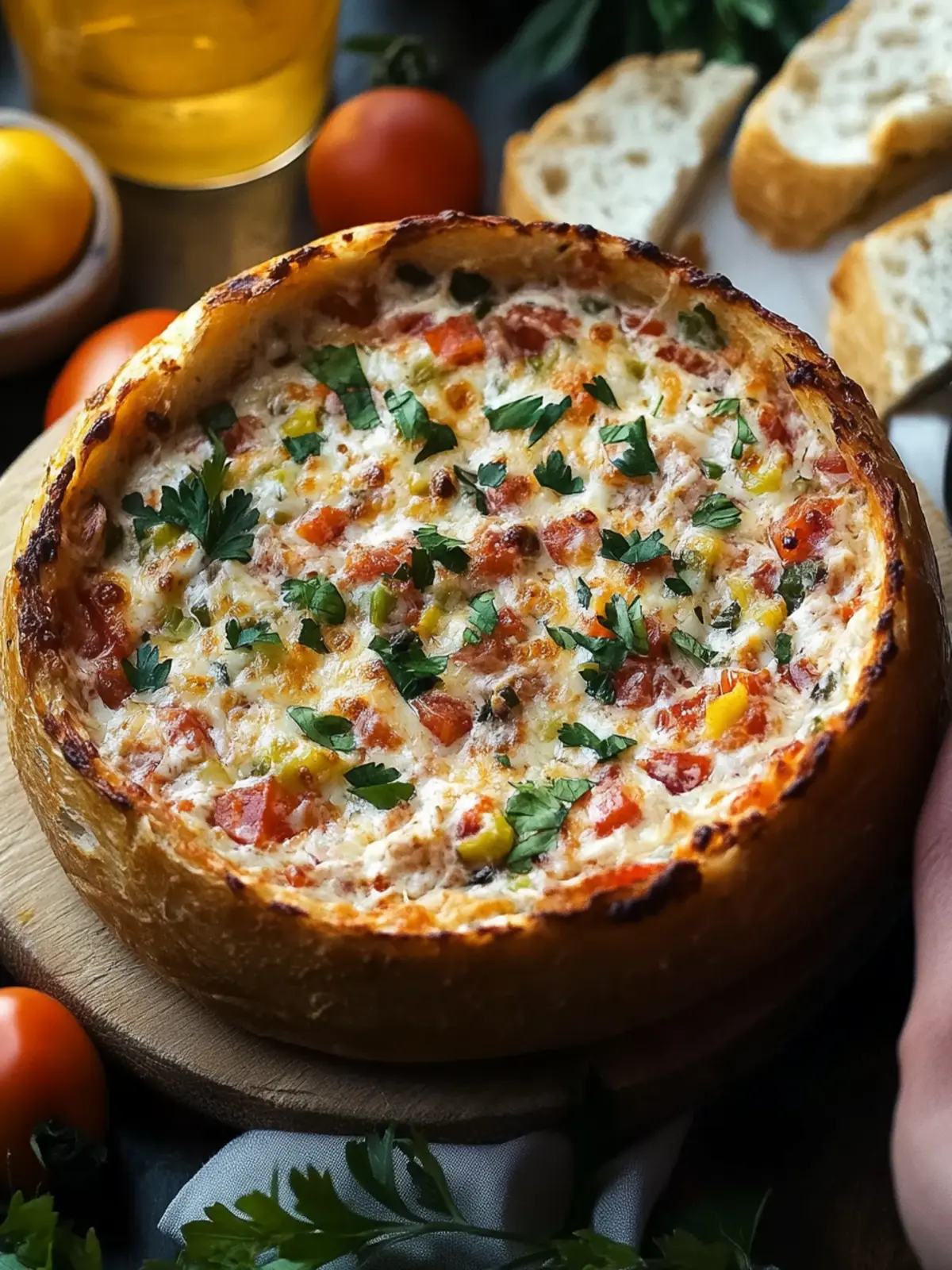 Savory Orleans Hot Muffuletta Dip: Warm, Cheesy Bliss Await! 2 Savory Orleans Hot Muffuletta Dip