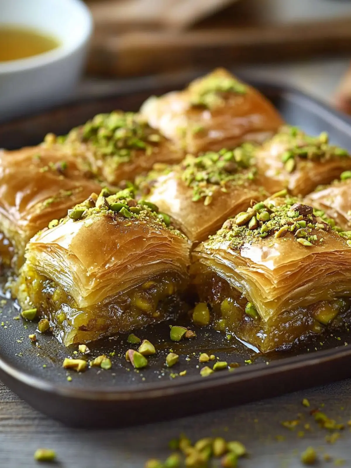 Irresistible Honey Pistachio Baklava for Your Next Celebration 2 Honey Pistachio Baklava