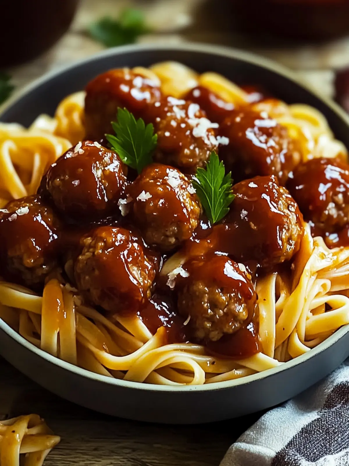 Sweet and Tangy BBQ Meatball Pasta for Quick Cozy Dinners 4 Sweet and Tangy BBQ Meatball Pasta