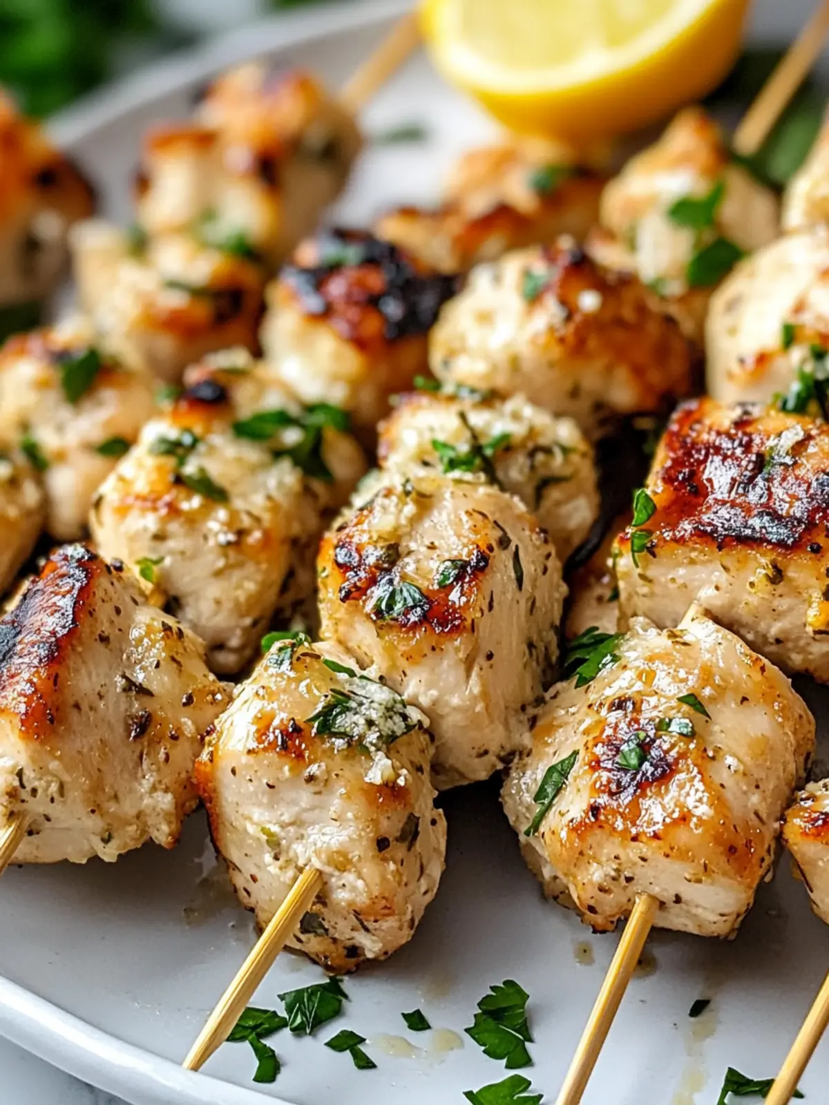 Garlic Parmesan Chicken Skewers for Delicious Weeknight Dinners 3 Garlic Parmesan Chicken Skewers