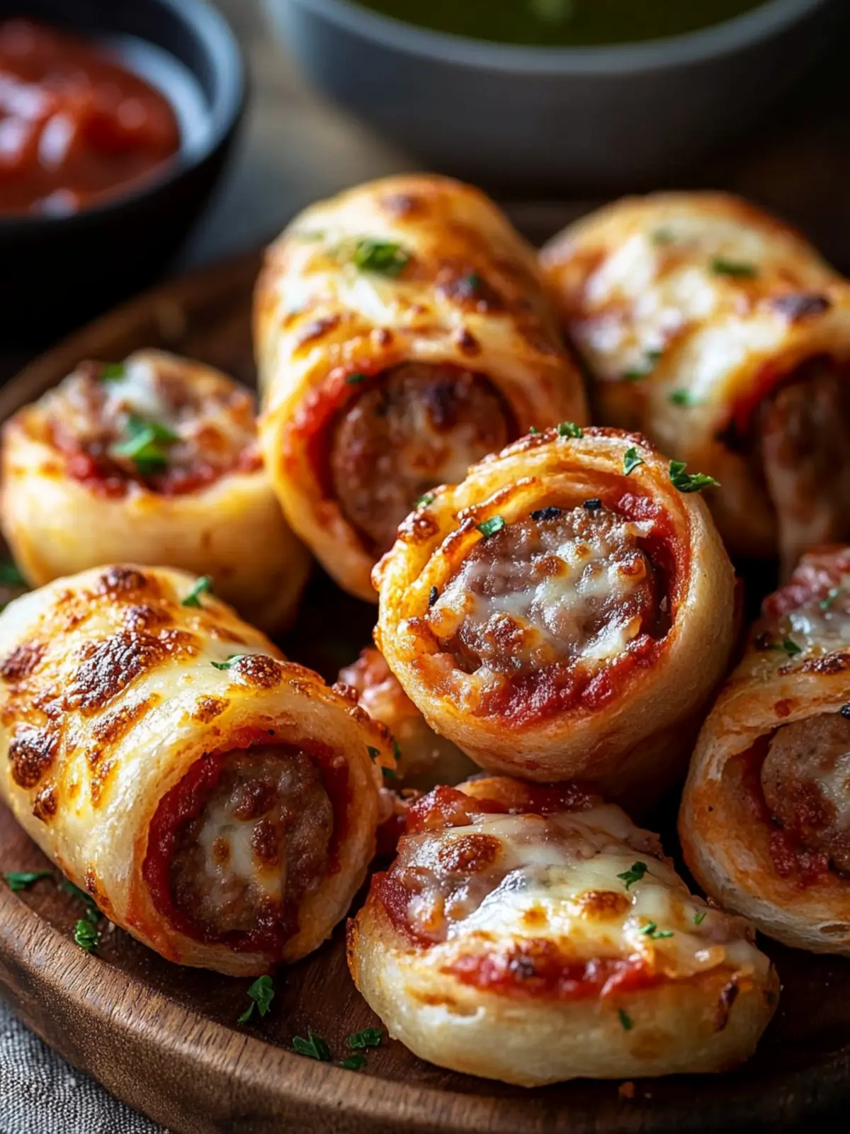Sausage Pizza Roll-Ups: Your New Favorite Game Day Snack 4 Sausage Pizza Roll-Ups