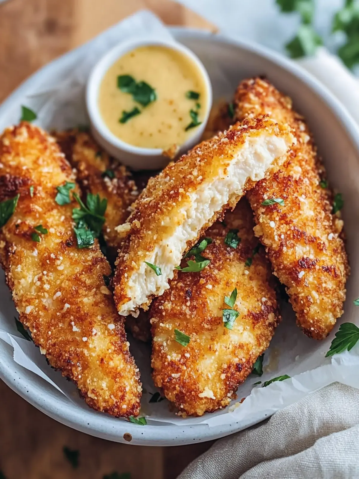Crispy Parmesan Chicken Tenders that Will Wow Your Taste Buds 3 Parmesan Chicken Tenders