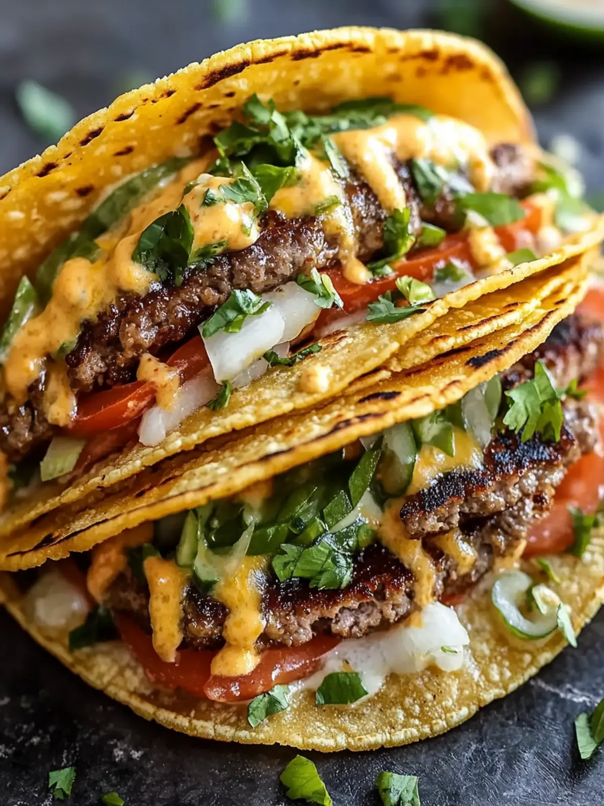 Smash Burger Tacos: Quick, Juicy Flavor in Every Bite 3 Smash Burger Tacos