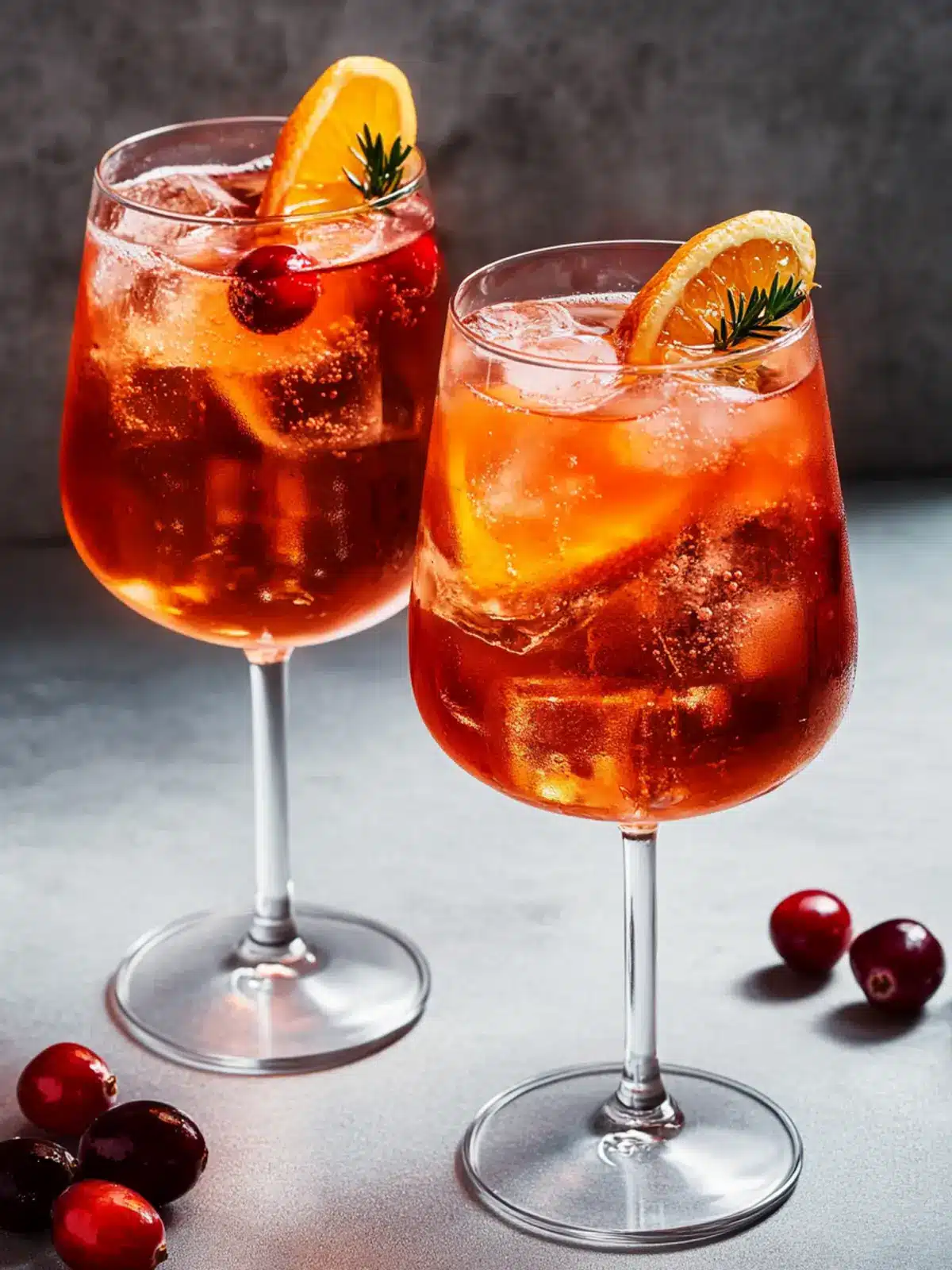 Cranberry-Aperol Spritz: Your Go-To Festive Cocktail! 3 Cranberry-Aperol Spritz