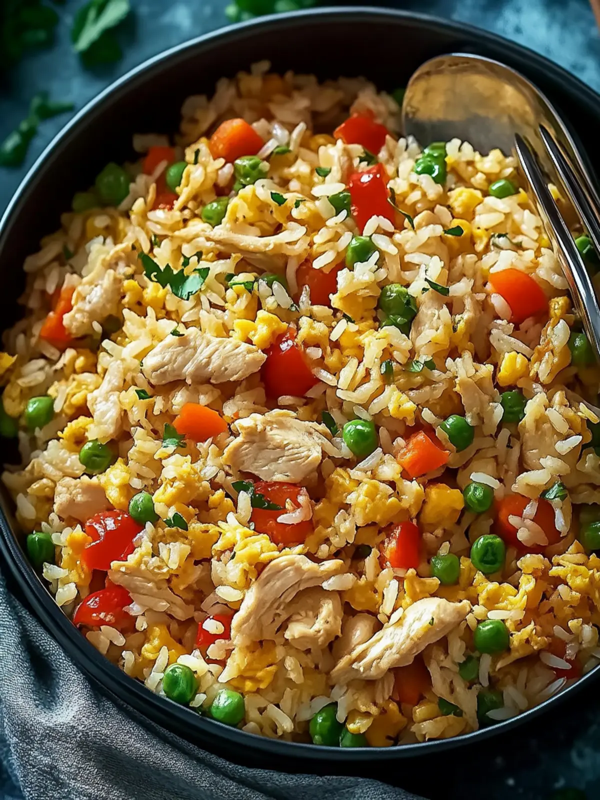 Delicious Chicken Fried Rice Loaded with Fresh Veggies 3 Chicken Fried Rice