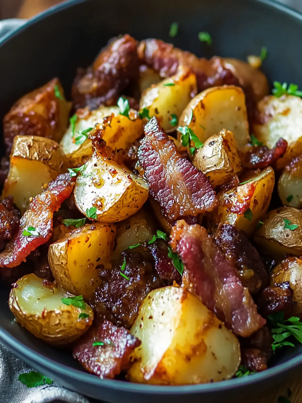 Crispy Beef Bacon & Honey Roasted Potatoes for Ultimate Flavor 3 Crispy Beef Bacon & Honey Roasted Potatoes
