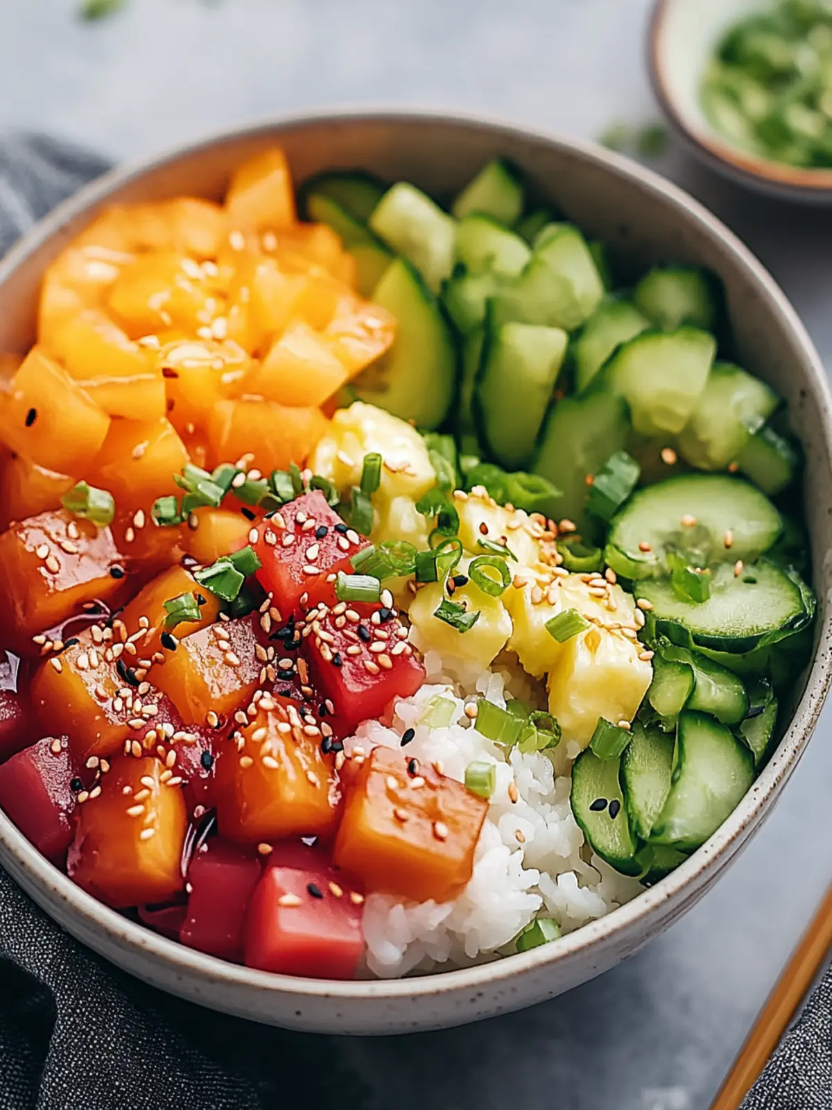 Customize Your Hawaiian Poke Bowl for a Fresh Feast at Home 3 Hawaiian Poke Bowl