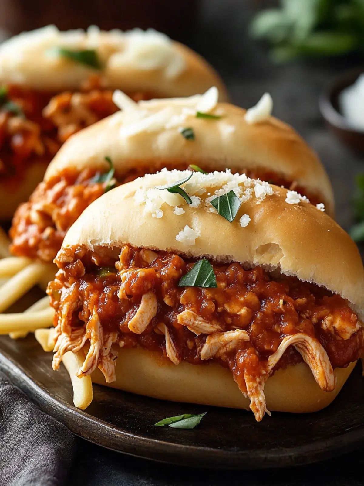 Chicken Parmesan Sloppy Joes: A Flavorful Family Favorite 2 Chicken Parmesan Sloppy Joes