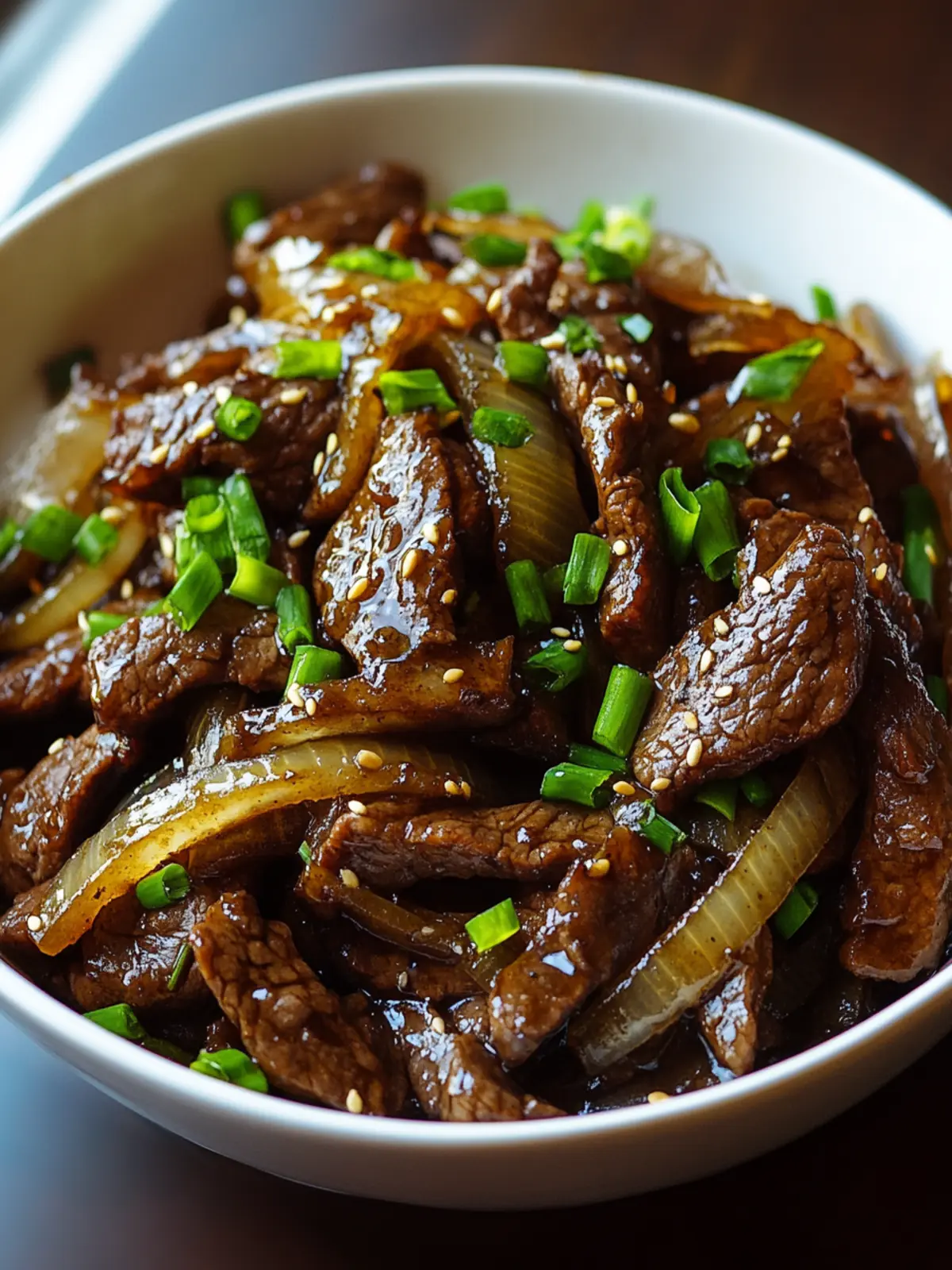 Beef Caramelized with Onions & Soy Sauce: A Savory Weeknight Treat 3 Beef Caramelized with Onions & Soy Sauce