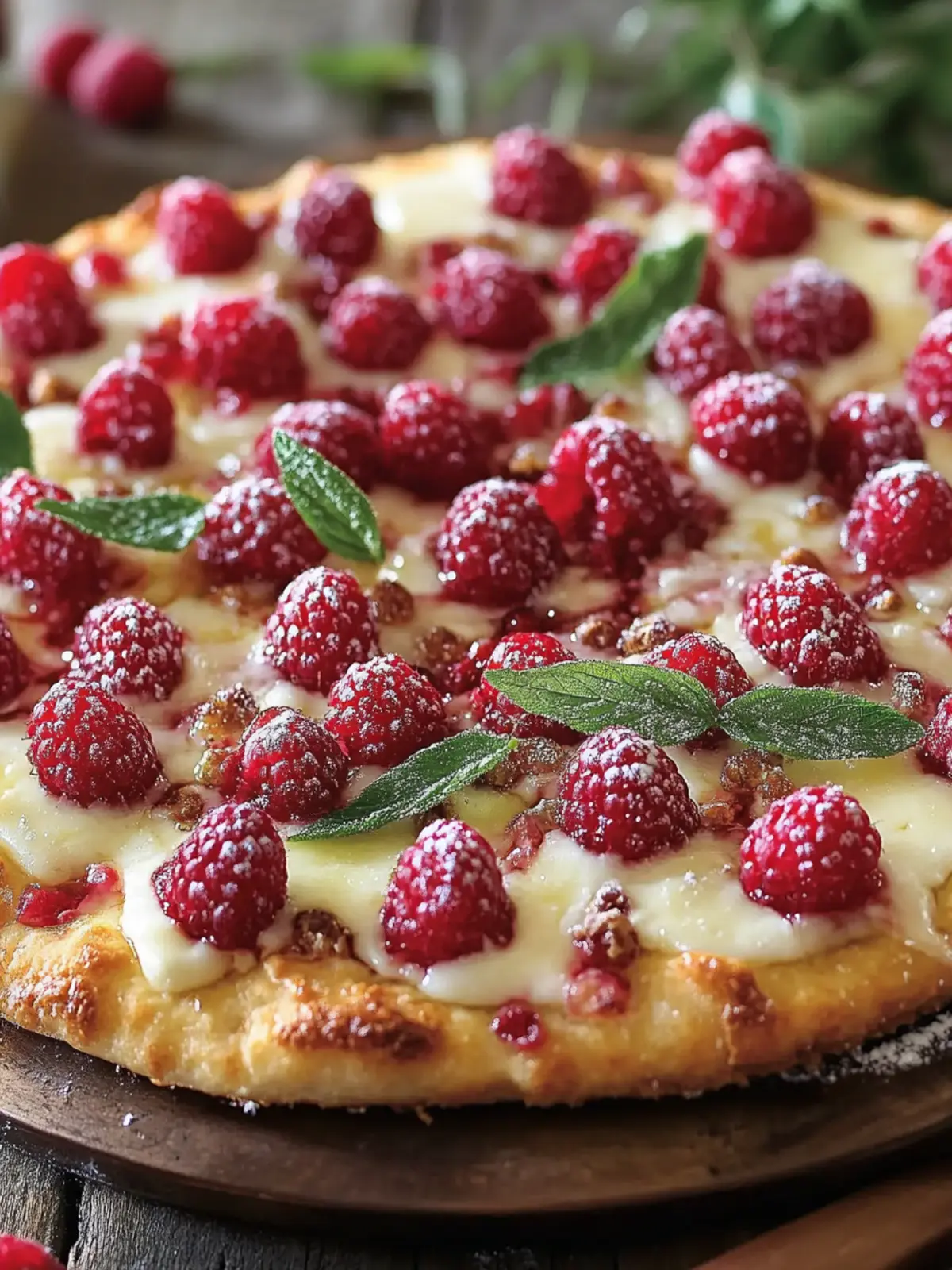 Raspberry Brie Dessert Pizza That Will Wow Your Guests! 4 Raspberry Brie Dessert Pizza