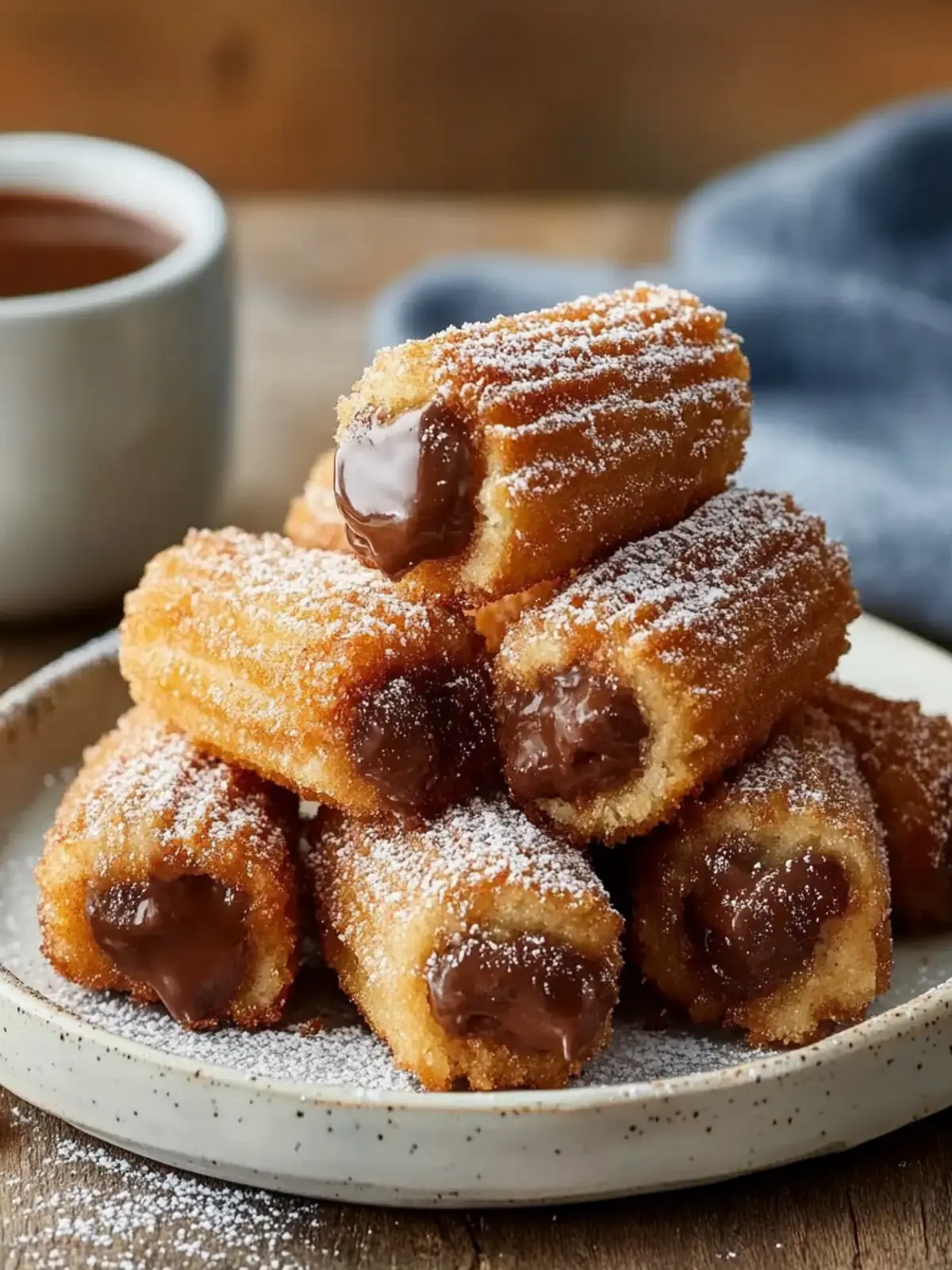 Nutella Churro Bites: Crispy Bliss in Every Decadent Bite 3 Nutella Churro Bites