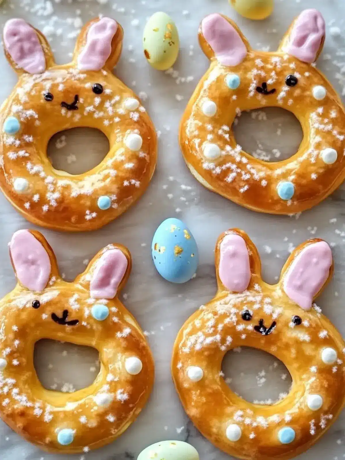Easter Bunny Pretzels: Cute Treats for Family Fun Time 4 Easter Bunny Pretzels