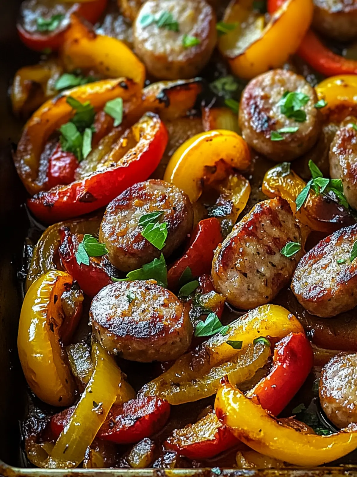 Savory Sheet Pan Sausage Peppers and Onions in 30 Minutes 2 Sheet Pan Sausage Peppers and Onions