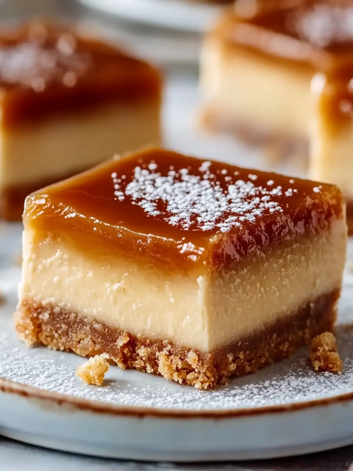 Decadent Dulce de Leche Cheesecake Bars to Swoon Over 4 Dulce de Leche Cheesecake Bars