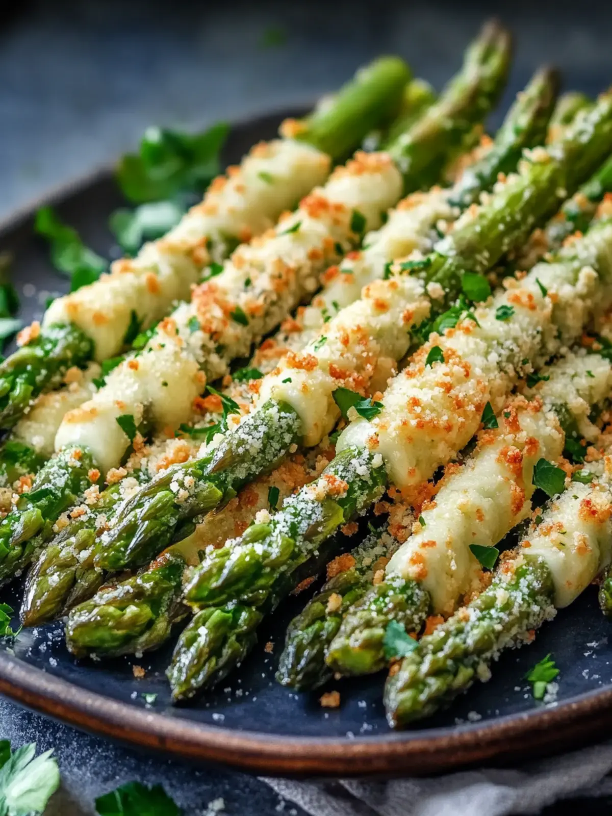 Crispy Asparagus Asiago Spears: The Ultimate Healthy Snack 4 Crispy Asparagus Asiago Spears