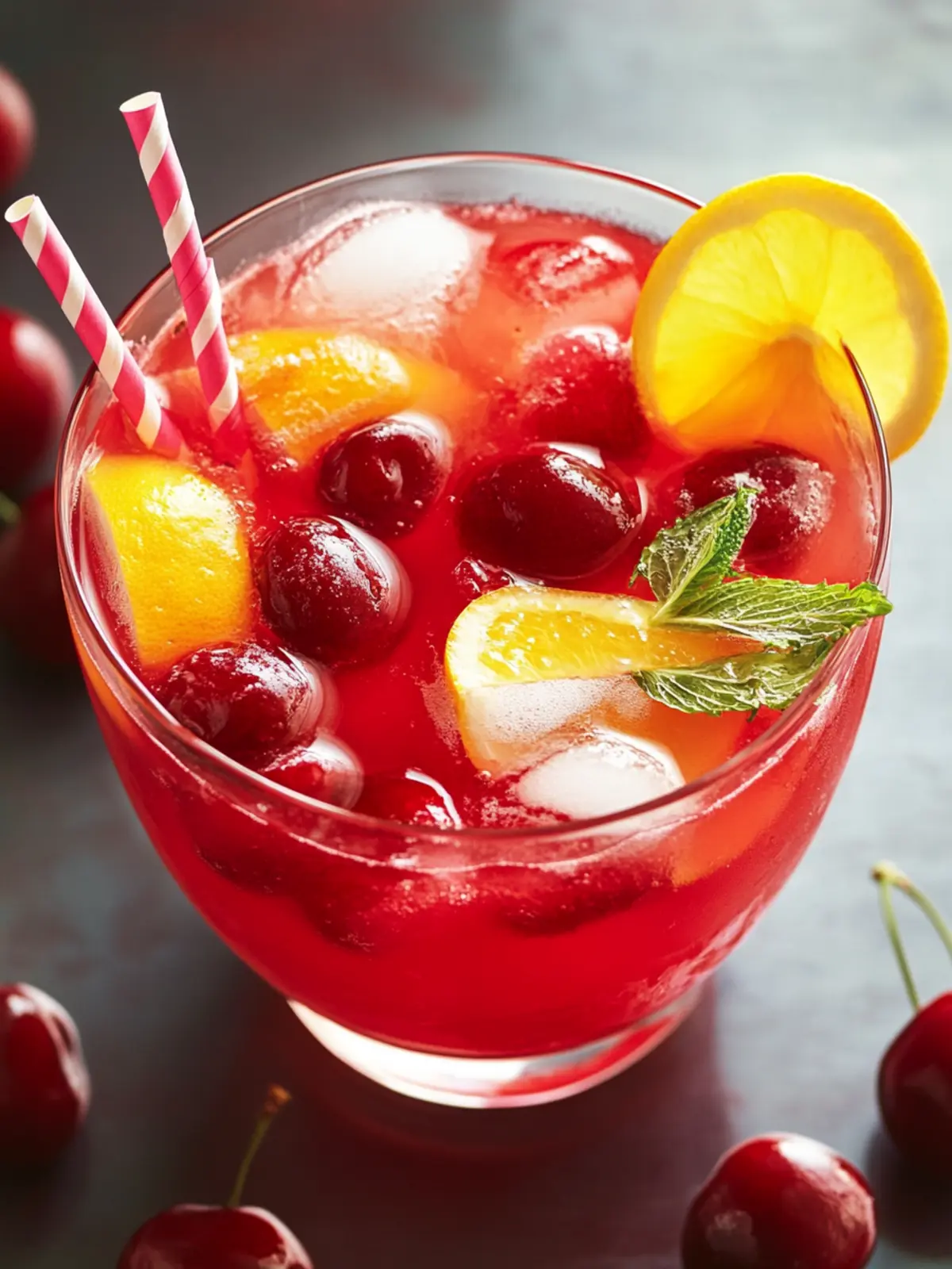 Festive Cherry Punch: Sparkling Goodness for Every Celebration 3 Cherry Punch