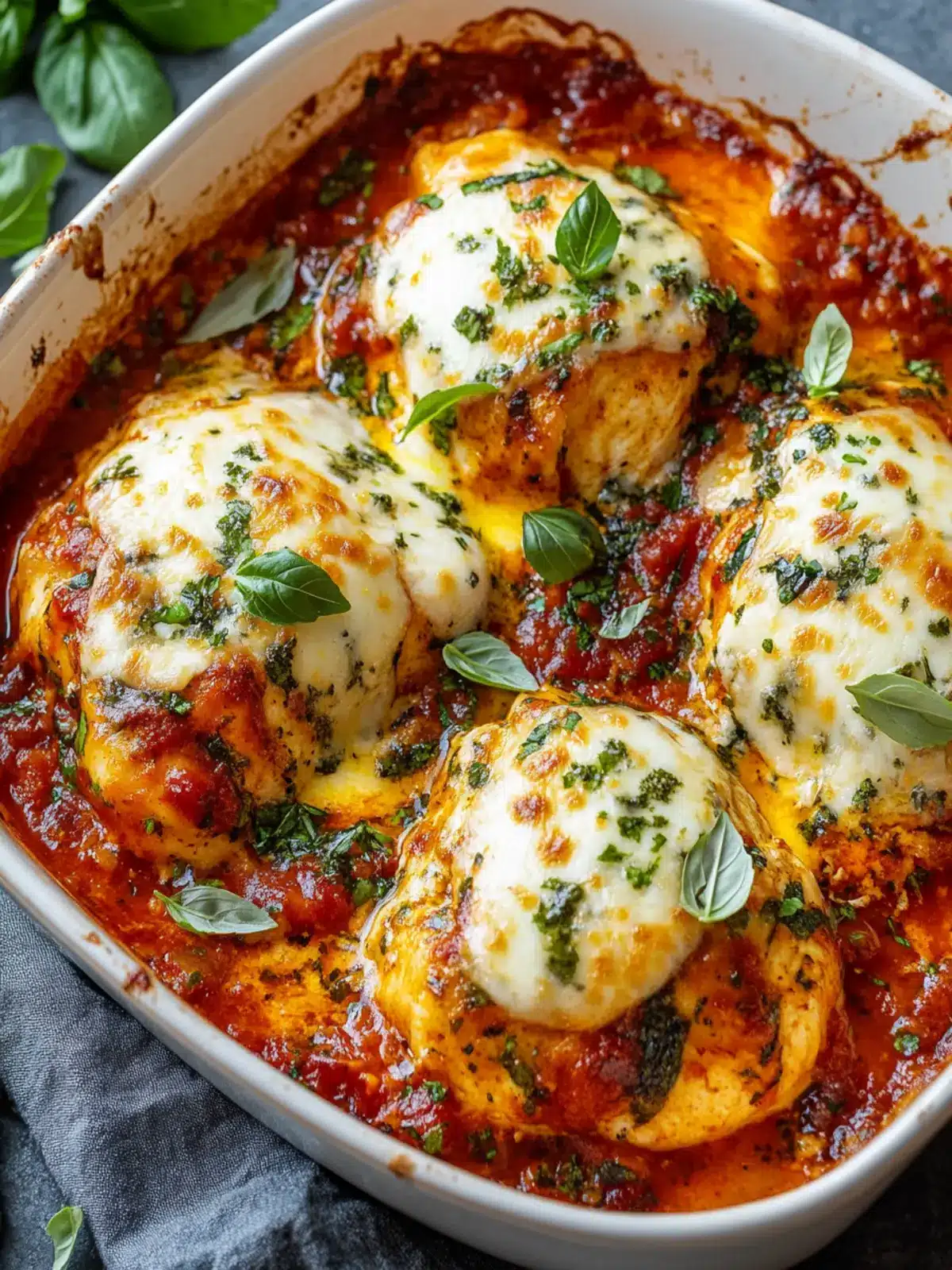 Cheesy Mozzarella Chicken Bake: Comfort Food for Busy Nights 3 Cheesy Mozzarella Chicken Bake