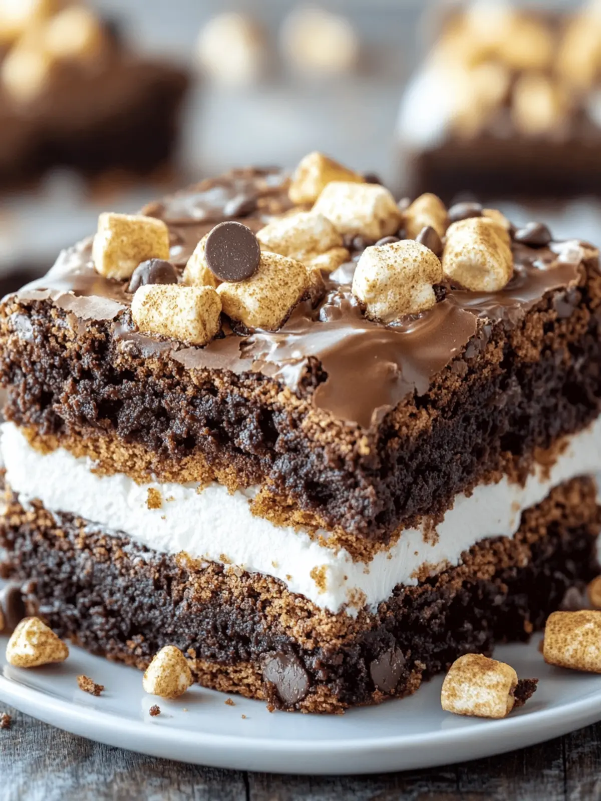 S mores Brownies: The Ultimate Gooey Dessert Delight 3 S mores Brownies