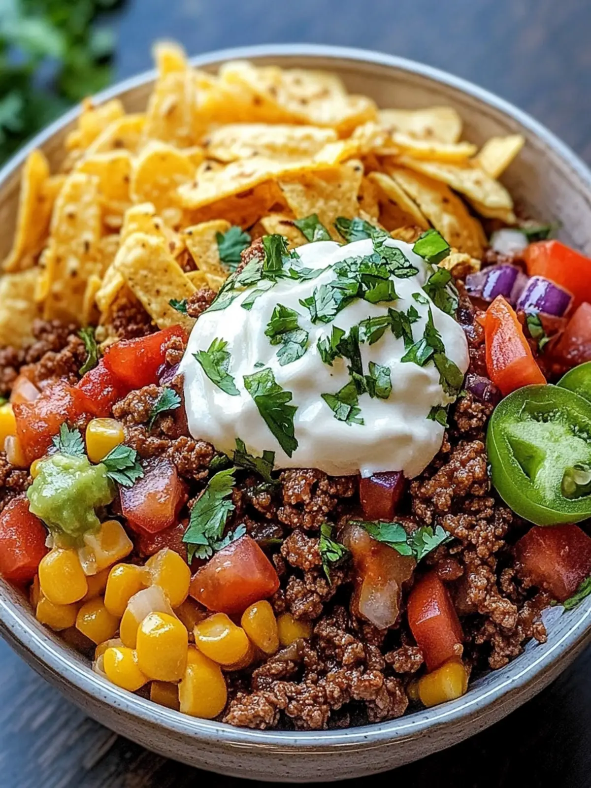 Tasty Ground Beef Taco Bowl: Quick, Healthy & Fully Customizable 2 Ground Beef Taco Bowl