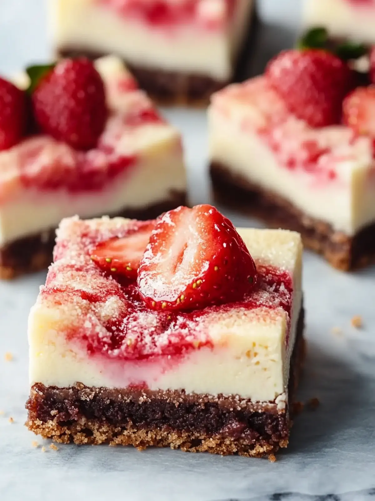 Strawberry Cheesecake Brownies: Your New Favorite Dessert Delight 2 Strawberry Cheesecake Brownie