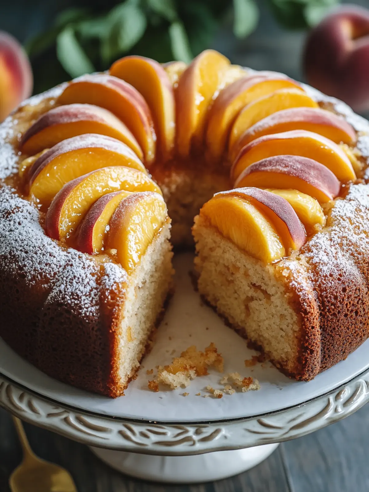 Brown Sugar Peach Cake: A Summer Delight You'll Love 2 Brown Sugar Peach Cake