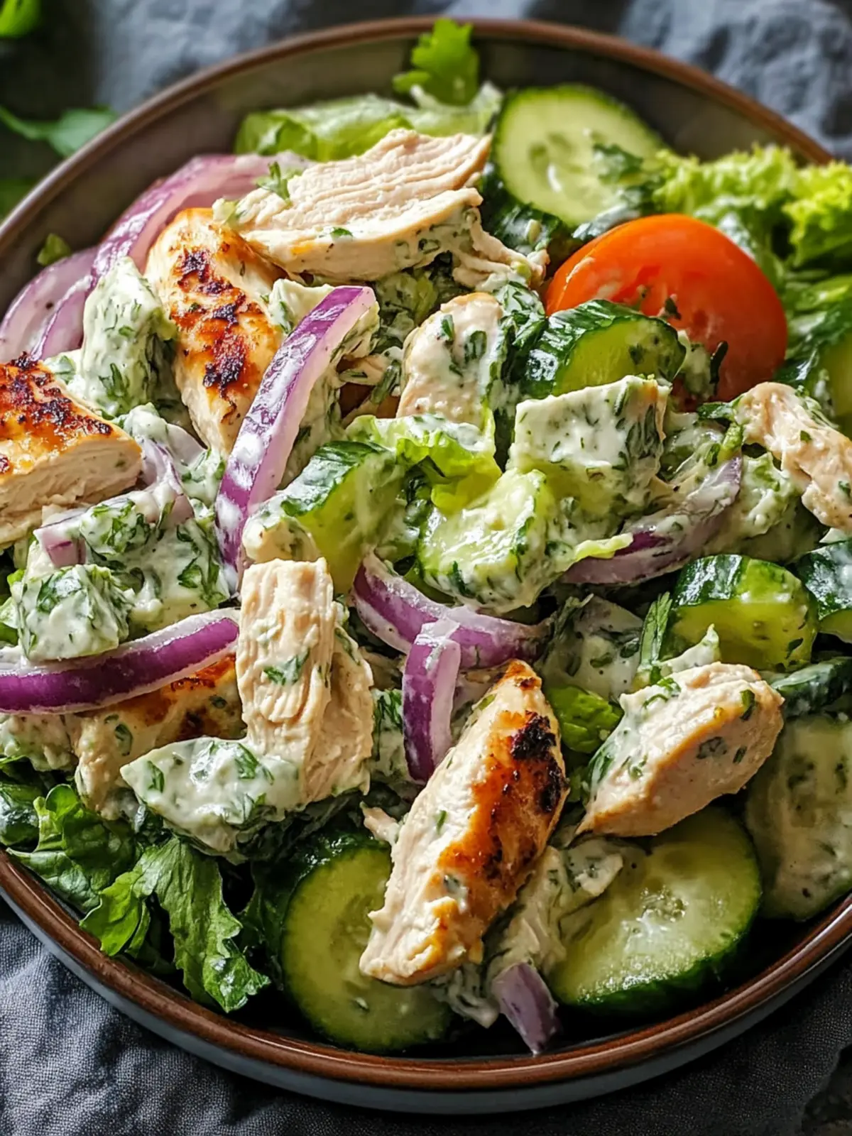 Tzatziki Chicken Salad: Your New Healthy Craving Fix 4 Tzatziki Chicken Salad
