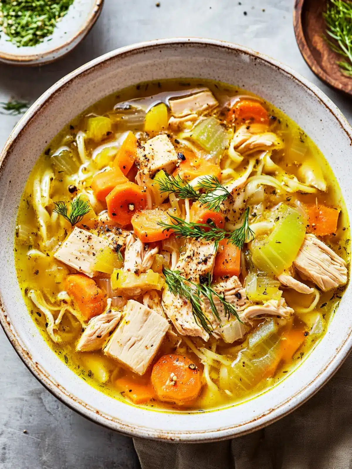 Nourishing Vegan Chicken Soup for Ultimate Comfort and Healing 4 Vegan chicken soup