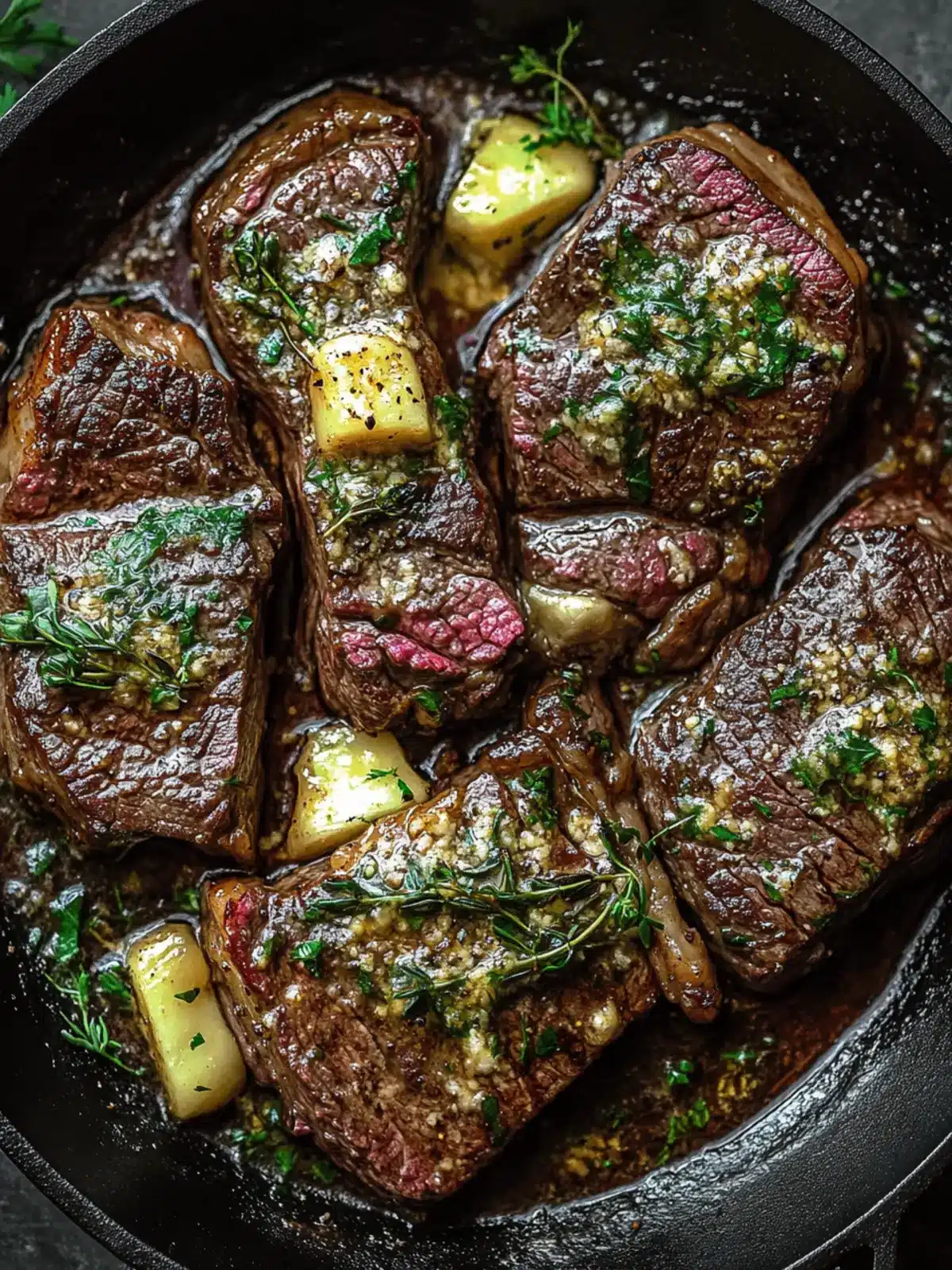 Garlic Butter Steak Skillet: Your 20-Minute Gourmet Bliss 2 Garlic Butter Steak Skillet
