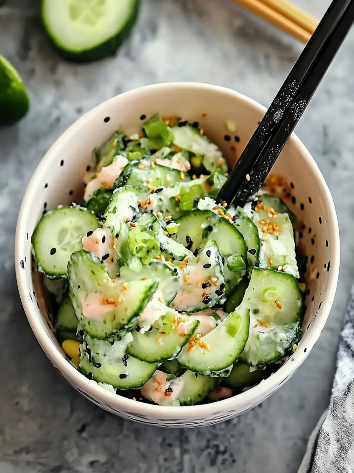 Sushi Cucumber Salad: Refreshing, Guilt-Free Summer Delight 2 Sushi Cucumber Salad
